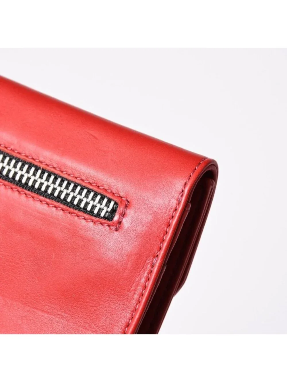 Chrome Hearts Wave Cross Ball Button Wallet Soft Leather